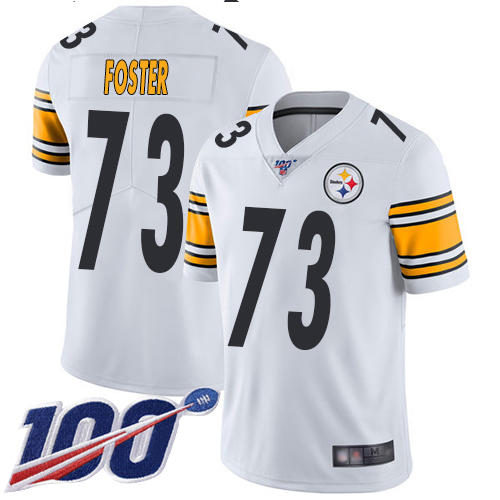 Youth Pittsburgh Steelers Football #73 Limited White Ramon Foster Road 100th Season Vapor Untouchable Nike NFL Jersey->youth nfl jersey->Youth Jersey
